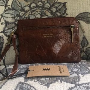 Matt & Nat Vegan Crinkle Leather Wristlet